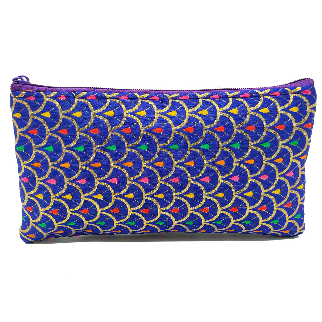 Woman's Hand Pouch With Rosilk Print Material - myStore20202019
