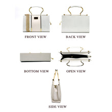 Load image into Gallery viewer, Women's Clutch With 2In1 Designer Handle Double Stripe - myStore20202019