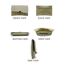 Load image into Gallery viewer, Women's Clutch With 2In1 Heart Shimmer Lock - myStore20202019