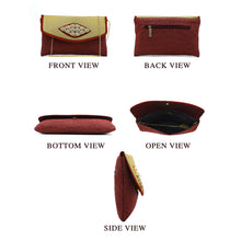 Load image into Gallery viewer, Women's Clutch With 2In1 Jute Eye Stone Design - myStore20202019