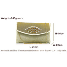 Load image into Gallery viewer, Women's Clutch With 2In1 Jute Eye Stone Design - myStore20202019