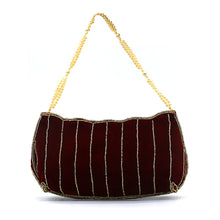 Load image into Gallery viewer, Women's Clutch With Bridal Pearl Work Wave Boat Design - myStore20202019
