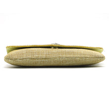 Load image into Gallery viewer, Women's Clutch with 2In1 Flap Heavy Pearl & Stone Jute Design - myStore20202019