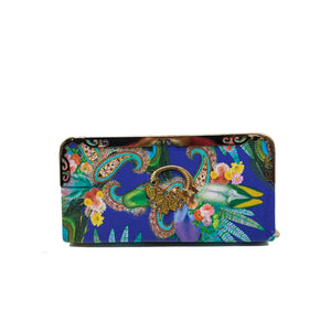 Women's Indian Wallet Printed With peacock Fitting Design - myStore20202019