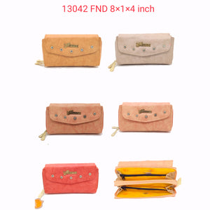 Women's Indian Wallet With Five Stone and Guess Fitting in Front - myStore20202019