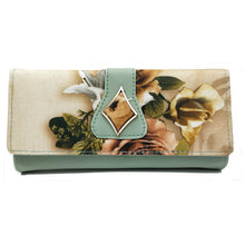 Load image into Gallery viewer, Women's Indian Wallet With Flower Print Flap Design - myStore20202019