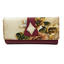 Load image into Gallery viewer, Women's Indian Wallet With Flower Print Flap Design - myStore20202019