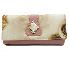 Load image into Gallery viewer, Women's Indian Wallet With Flower Print Flap Design - myStore20202019