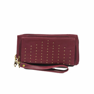 Women's Indian Wallet With Temple Shape Dot Dot Fitting Design - myStore20202019