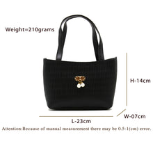 Load image into Gallery viewer, Women's Mini Handbag With Wave Line Pearl Fitting Design - myStore20202019