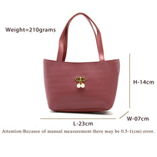 Load image into Gallery viewer, Women's Mini Handbag With Wave Line Pearl Fitting Design - myStore20202019