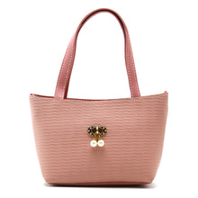 Load image into Gallery viewer, Women's Mini Handbag With Wave Line Pearl Fitting Design - myStore20202019