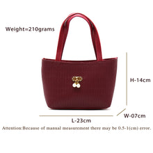 Load image into Gallery viewer, Women's Mini Handbag With Wave Line Pearl Fitting Design - myStore20202019