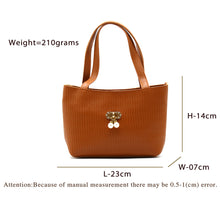 Load image into Gallery viewer, Women's Mini Handbag With Wave Line Pearl Fitting Design - myStore20202019
