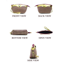 Load image into Gallery viewer, Women's Pouch With Double Colour Stone Fitting - myStore20202019