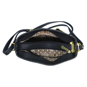 Women's Sling Bag With 2In1 Front Zip Buckle Stone Pocket - myStore20202019