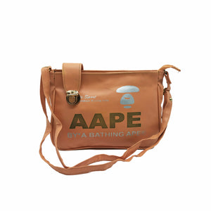Women's Sling Bag With Aape Print in Front - myStore20202019