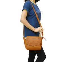 Load image into Gallery viewer, Women's Sling Bag With Artistic Embose And Three Partitions - myStore20202019