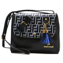 Load image into Gallery viewer, Women's Sling Bag With Flap Bow Jhumka Fitting - myStore20202019