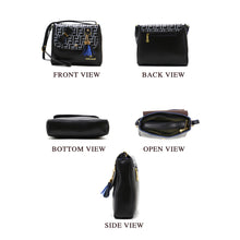 Load image into Gallery viewer, Women's Sling Bag With Flap Bow Jhumka Fitting - myStore20202019