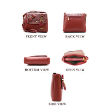 Load image into Gallery viewer, Women's Sling Bag With Flap Bow Jhumka Fitting - myStore20202019
