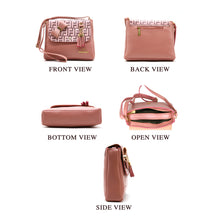 Load image into Gallery viewer, Women's Sling Bag With Flap Bow Jhumka Fitting - myStore20202019