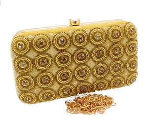 Handwork Velvet Party Frame Clutch - myStore20202019