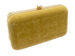 Handwork Velvet Party Frame Clutch - myStore20202019