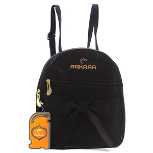 Bow Pattern Double Zip Girls BackPack - myStore20202019