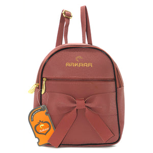 Bow Pattern Double Zip Girls BackPack - myStore20202019