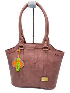 Double Zip Plain Stylish Hand Bag - myStore20202019