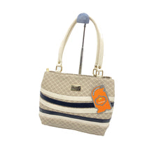 Load image into Gallery viewer, Double Zip Printed Stripes Stylish Hand Bag - myStore20202019
