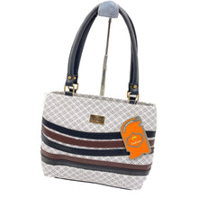 Load image into Gallery viewer, Double Zip Printed Stripes Stylish Hand Bag - myStore20202019

