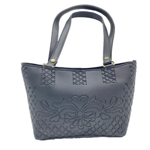Designer Flower Embose Mini Hand Bag - myStore20202019