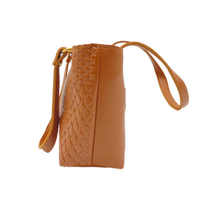 Designer Flower Embose Mini Hand Bag - myStore20202019