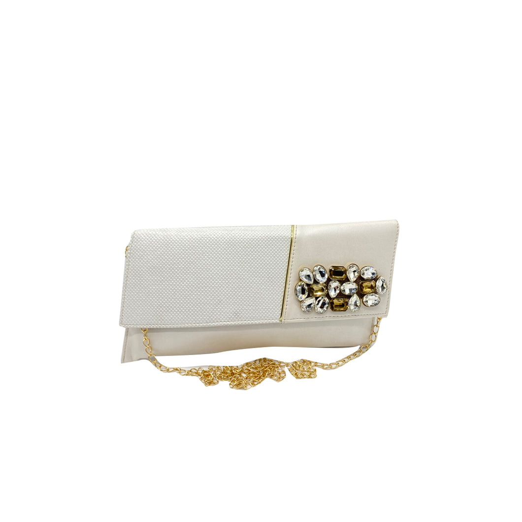 Designer Stone Envelope Bridal Clutch - myStore20202019