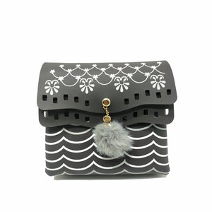 Women's Sling Bag Double Flap Double Pocket Web Print - myStore20202019