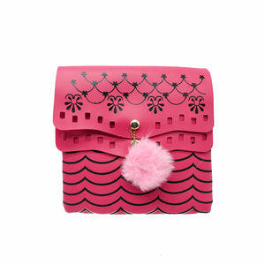 Women's Sling Bag Double Flap Double Pocket Web Print - myStore20202019