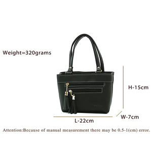 Double Front Zip Ladies Mini Hand Bag - myStore20202019