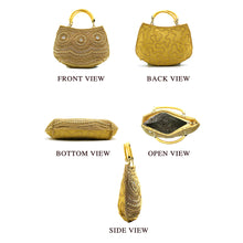 Load image into Gallery viewer, Double Handle Three Circle Moti Women Clutch - myStore20202019
