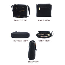 Load image into Gallery viewer, Double Zip Buckle Zip Women Sling Bag - myStore20202019
