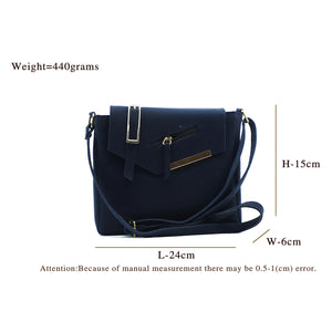 Double Zip Buckle Zip Women Sling Bag - myStore20202019