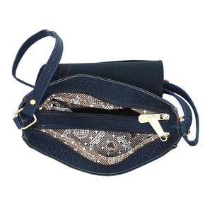 Double Zip Buckle Zip Women Sling Bag - myStore20202019