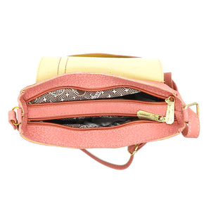 Double Zip Buckle Zip Women Sling Bag - myStore20202019