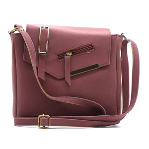 Double Zip Buckle Zip Women Sling Bag - myStore20202019