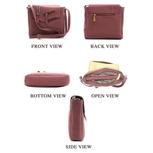 Load image into Gallery viewer, Double Zip Buckle Zip Women Sling Bag - myStore20202019
