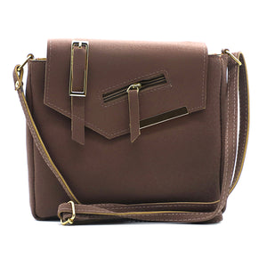 Double Zip Buckle Zip Women Sling Bag - myStore20202019