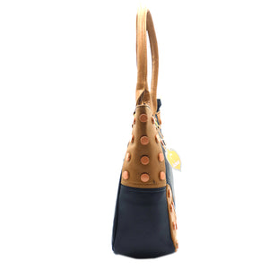 Double Zip Button Fitting Women HandBag - myStore20202019