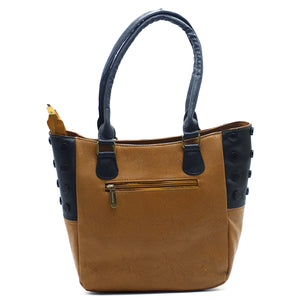 Double Zip Button Fitting Women HandBag - myStore20202019