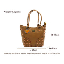 Load image into Gallery viewer, Double Zip Button Fitting Women HandBag - myStore20202019
